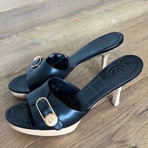 Chanel platform sandals